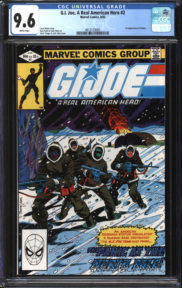 G.I. Joe, A Real American Hero (1982) #  2 CGC 9.6 NM+