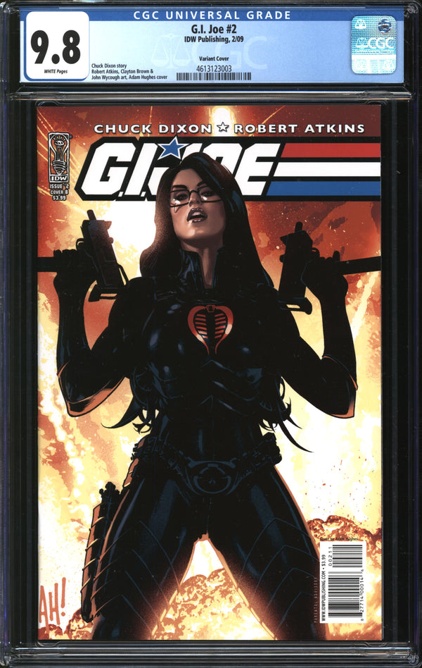G.I. Joe (2009) #2 Adam Hughes Variant CGC 9.8 NM/MT