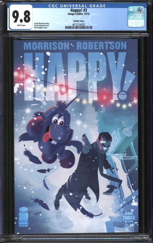 Happy! (2012) #3 Variant Cover CGC 9.8 NM/MT