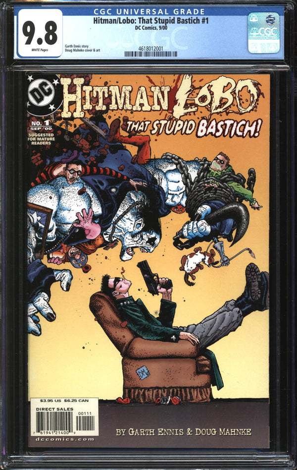 Hitman/Lobo: That Stupid Bastich (2000) #1 CGC 9.8 NM/MT