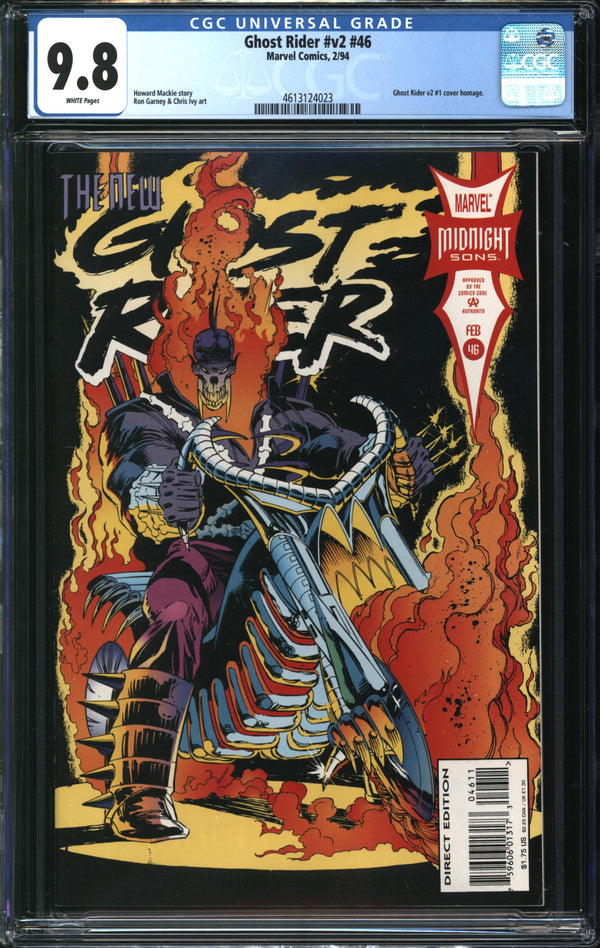 Ghost Rider (1990) #46 CGC 9.8 NM/MT