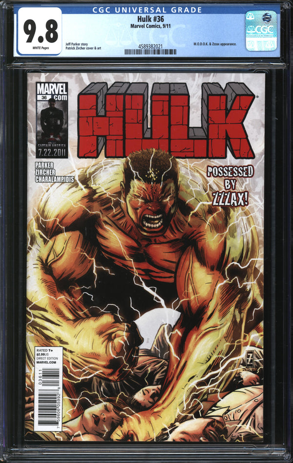 Hulk (2008) #36 CGC 9.8 NM/MT