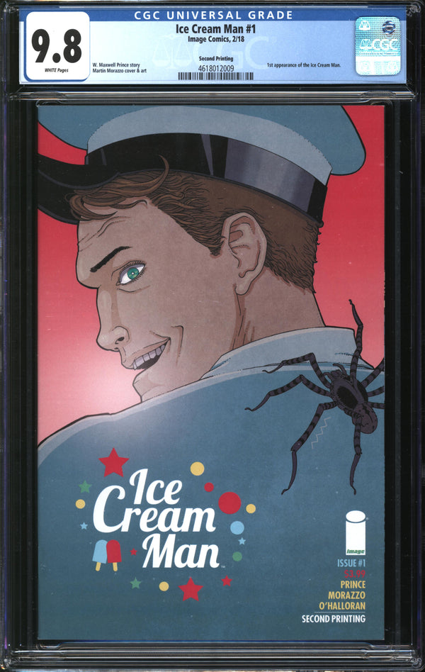 Ice Cream Man (2018) #1 Second Printing CGC 9.8 NM/MT