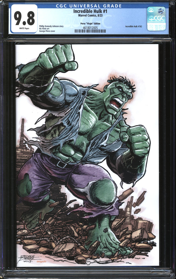Incredible Hulk (2023) #1 George Perez Virgin Edition CGC 9.8 NM/MT