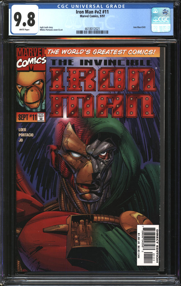 Iron Man (1996) #11 CGC 9.8 NM/MT