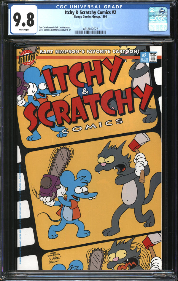 Itchy & Scratchy Comics (1993) #2 CGC 9.8 NM/MT