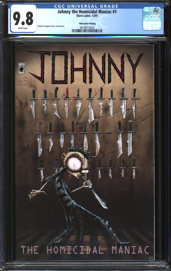 Johnny The Homicidal Maniac (1995) #1 Thirteenth Printing CGC 9.8 NM/MT