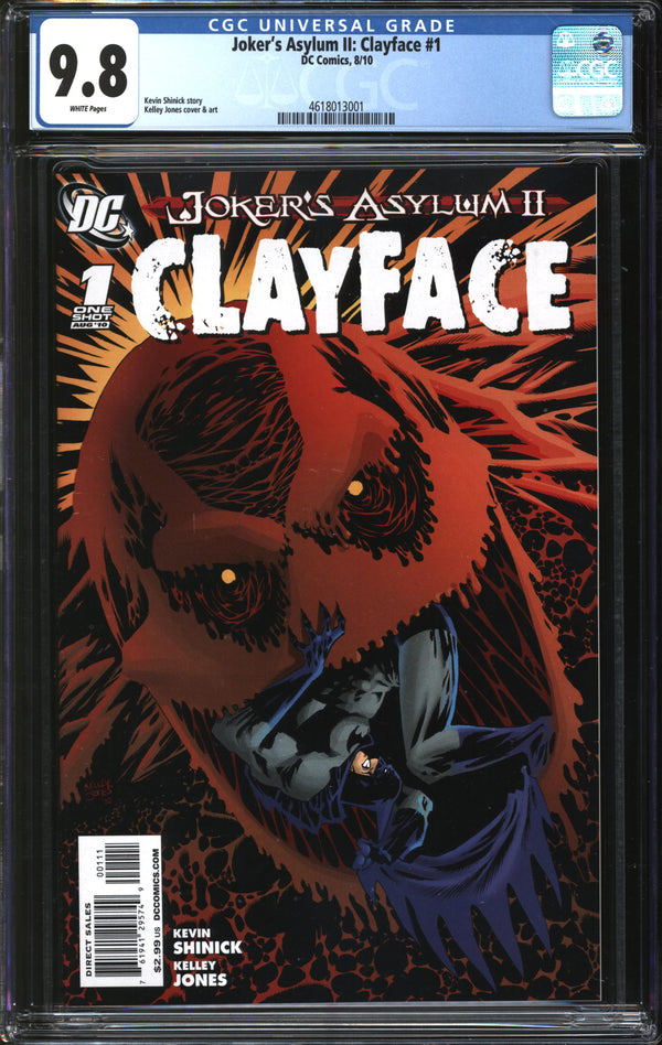 Joker's Asylum II: Clayface (2010) #1 CGC 9.8 NM/MT