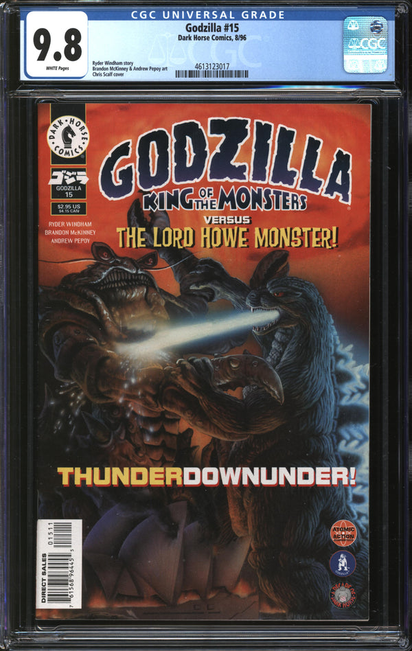 Godzilla (1995) #15 CGC 9.8 NM/MT