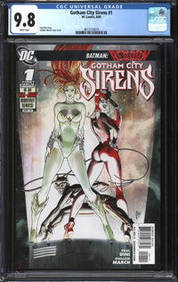 Gotham City Sirens (2009) #1 CGC 9.8 NM/MT