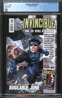 Invincible Returns (2010) #1 CGC 9.8 NM/MT