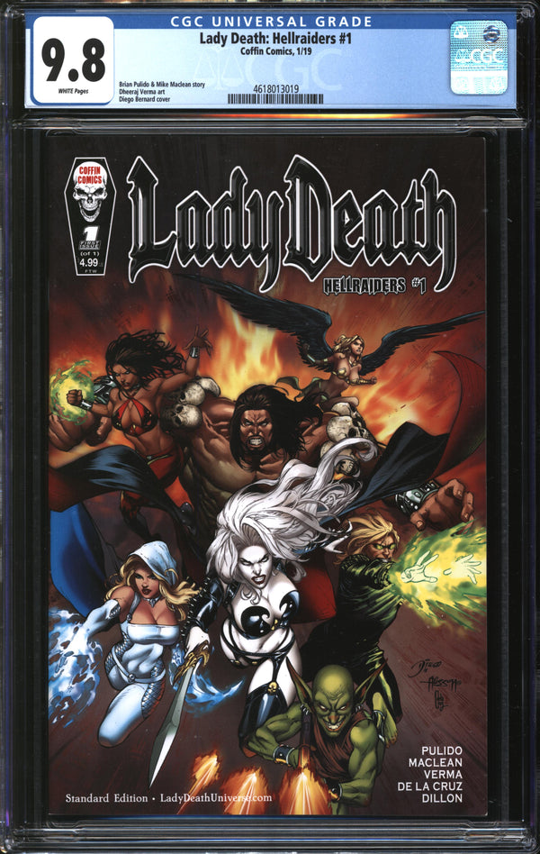 Lady Death: Hellraiders (2019) #1 CGC 9.8 NM/MT
