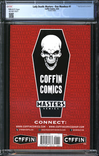 Lady Death: Masters - Dan Mendoza (2019) #1 Premiere Edition CGC 9.8 NM/MT