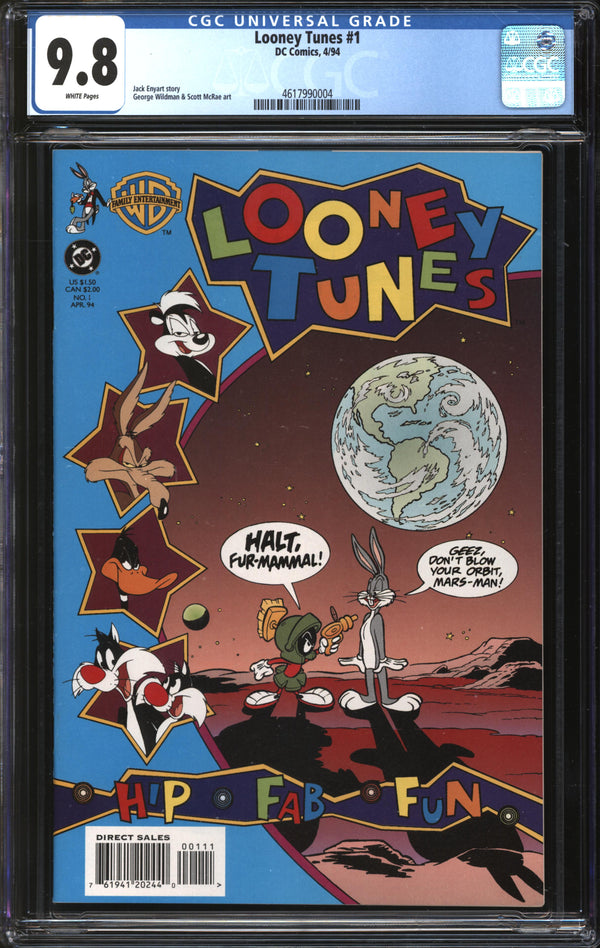 Looney Tunes (1994) # 1 CGC 9.8 NM/MT