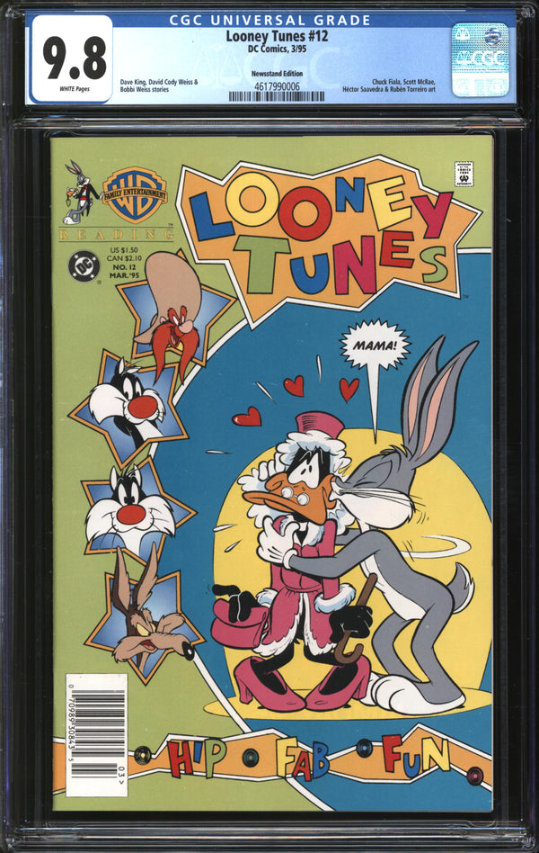 Looney Tunes (1994) #12 Newsstand Edition CGC 9.8 NM/MT