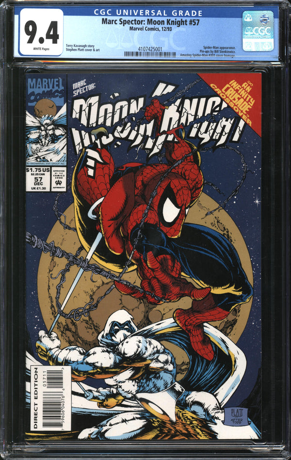 Marc Spector: Moon Knight (1989) #57 CGC 9.4 NM