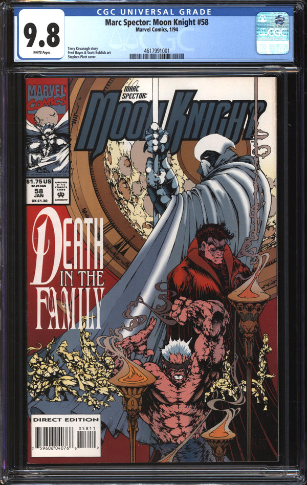 Marc Spector: Moon Knight (1989) #58 CGC 9.8 NM/MT