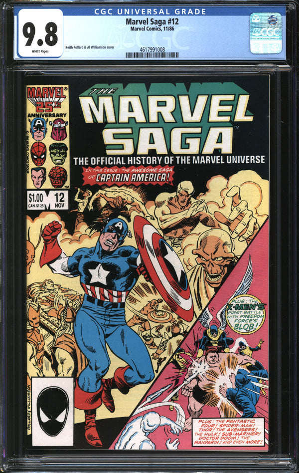 Marvel Saga (1985) #12 CGC 9.8 NM/MT