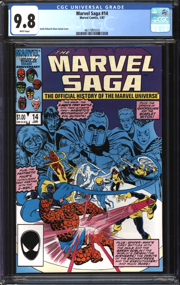 Marvel Saga (1985) #14 CGC 9.8 NM/MT