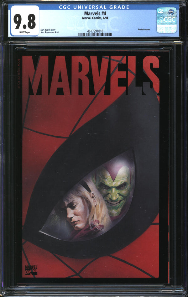 Marvels (1994) #4 CGC 9.8 NM/MT