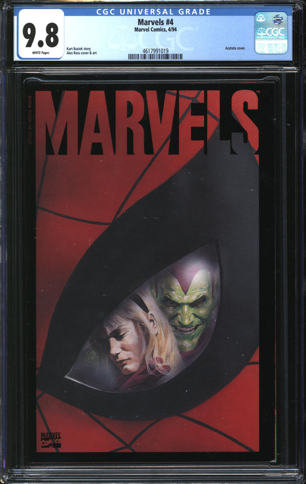 Marvels (1994) #4 CGC 9.8 NM/MT