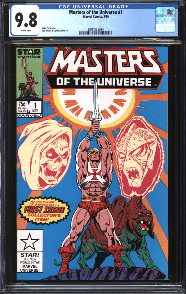 Masters Of The Universe (1986) # 1 CGC 9.8 NM/MT