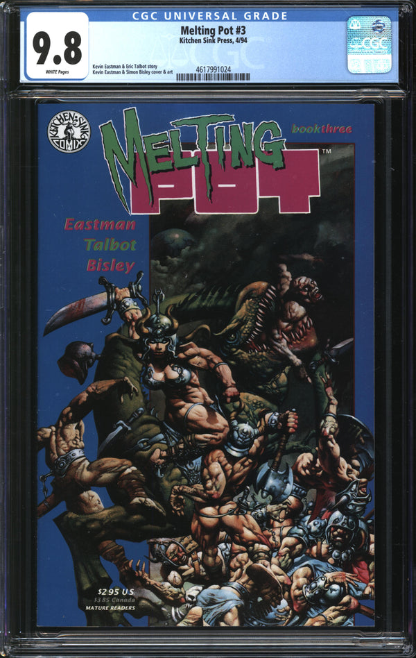 Melting Pot (1993) #3 CGC 9.8 NM/MT