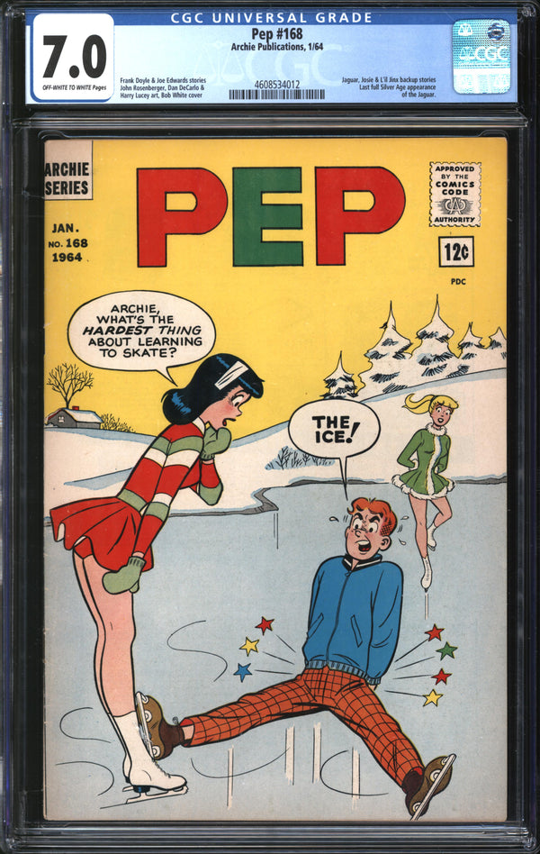 Pep Comics (1940) #168 CGC 7.0 FN/VF
