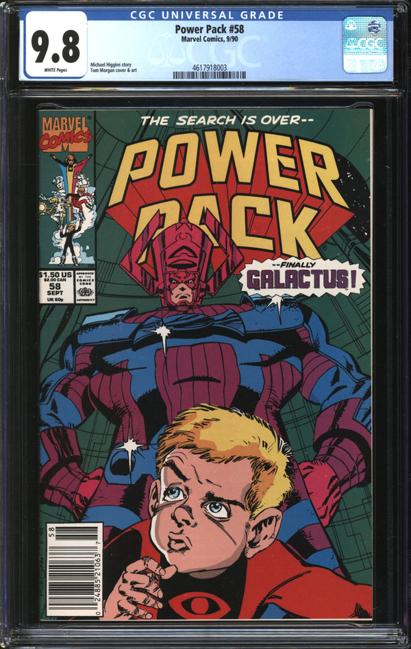Power Pack (1984) #58 CGC 9.8 NM/MT