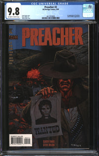 Preacher (1995) # 2 CGC 9.8 NM/MT