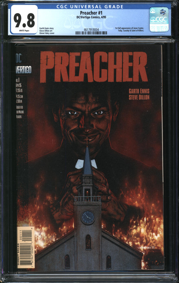 Preacher (1995) # 1 CGC 9.8 NM/MT
