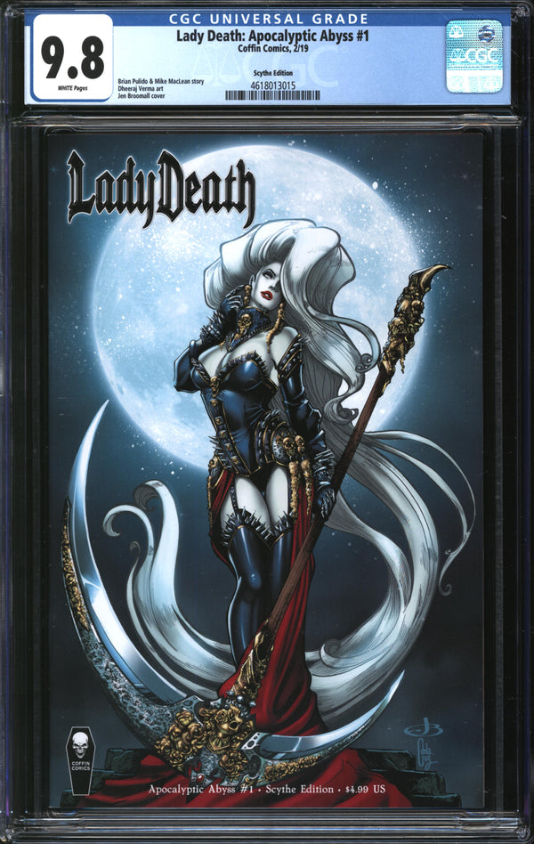 Lady Death: Apocalyptic Abyss (2019) #1 Scythe Edition CGC 9.8 NM/MT