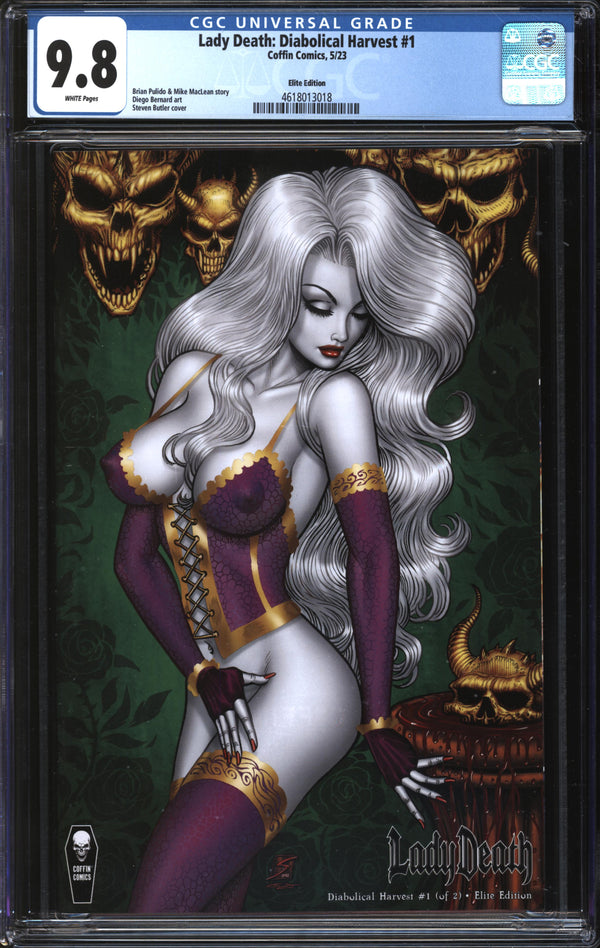 Lady Death: Diabolical Harvest (2023) #1 Elite Edition CGC 9.8 NM/MT