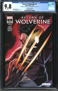 Return Of Wolverine (2018) #1 Glow-In-The-Dark Edition CGC 9.8 NM/MT