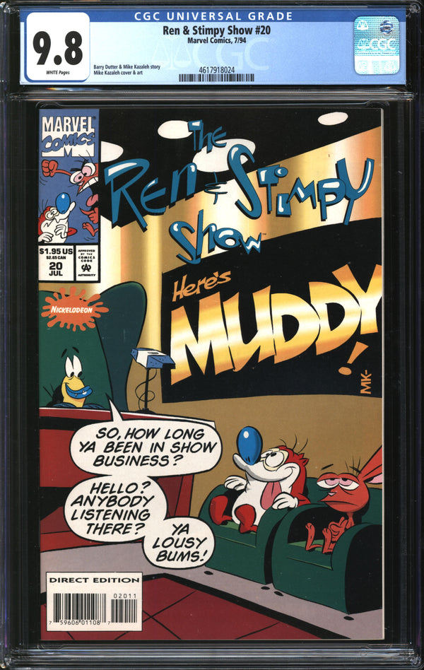 Ren & Stimpy Show (1992) #20 CGC 9.8 NM/MT