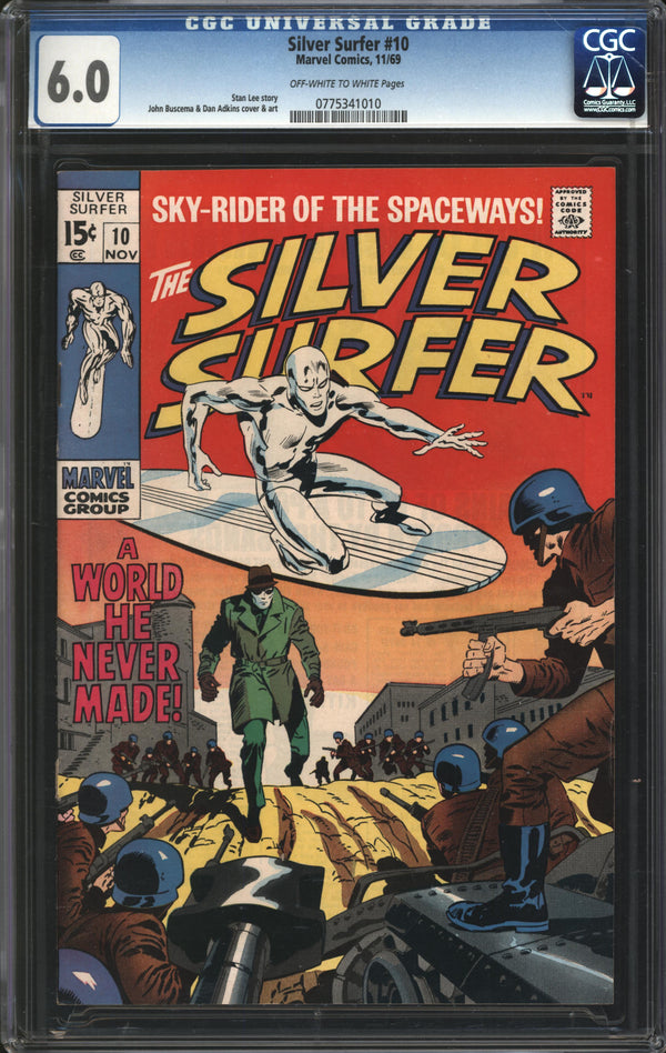 Silver Surfer (1968) #10 CGC 6.0 FN