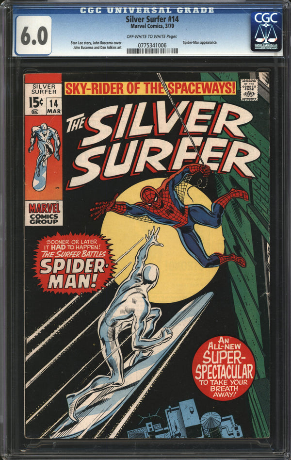 Silver Surfer (1968) #14 CGC 6.0 FN