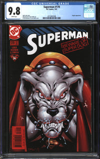 Superman (1987) #170 CGC 9.8 NM/MT