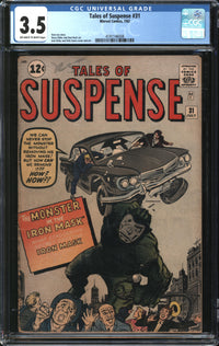 Tales Of Suspense (1959) #31 CGC 3.5 VG-