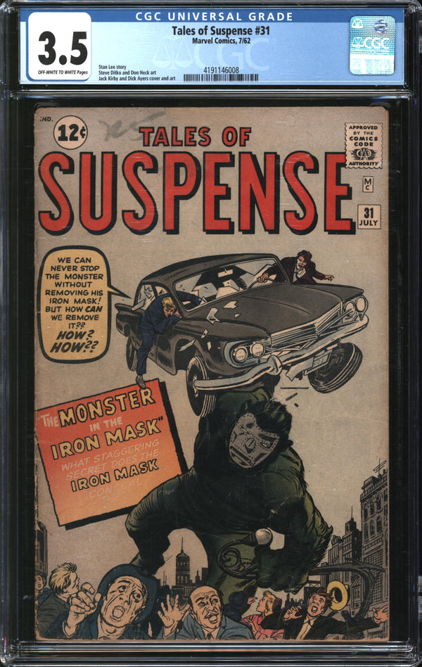Tales Of Suspense (1959) #31 CGC 3.5 VG-