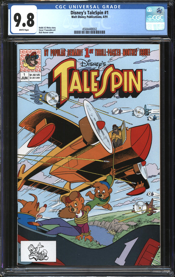 Disney's TaleSpin (1991) #1 CGC 9.8 NM/MT
