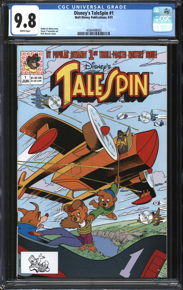Disney's TaleSpin (1991) #1 CGC 9.8 NM/MT