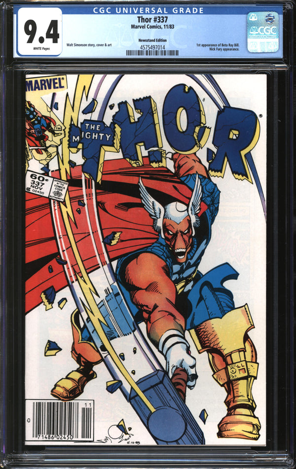Thor (1966) #337 Newsstand Edition CGC 9.4 NM