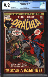 Tomb Of Dracula (1972) # 3 CGC 9.2 NM-