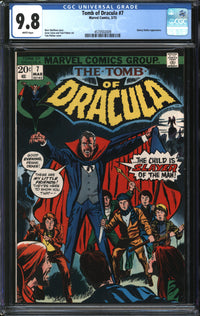 Tomb Of Dracula (1972) # 7 CGC 9.8 NM/MT