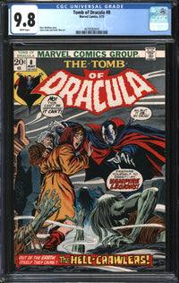Tomb Of Dracula (1972) # 8 CGC 9.8 NM/MT