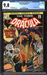 Tomb Of Dracula (1972) #14 CGC 9.8 NM/MT