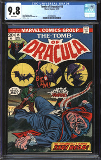 Tomb Of Dracula (1972) #15 CGC 9.8 NM/MT