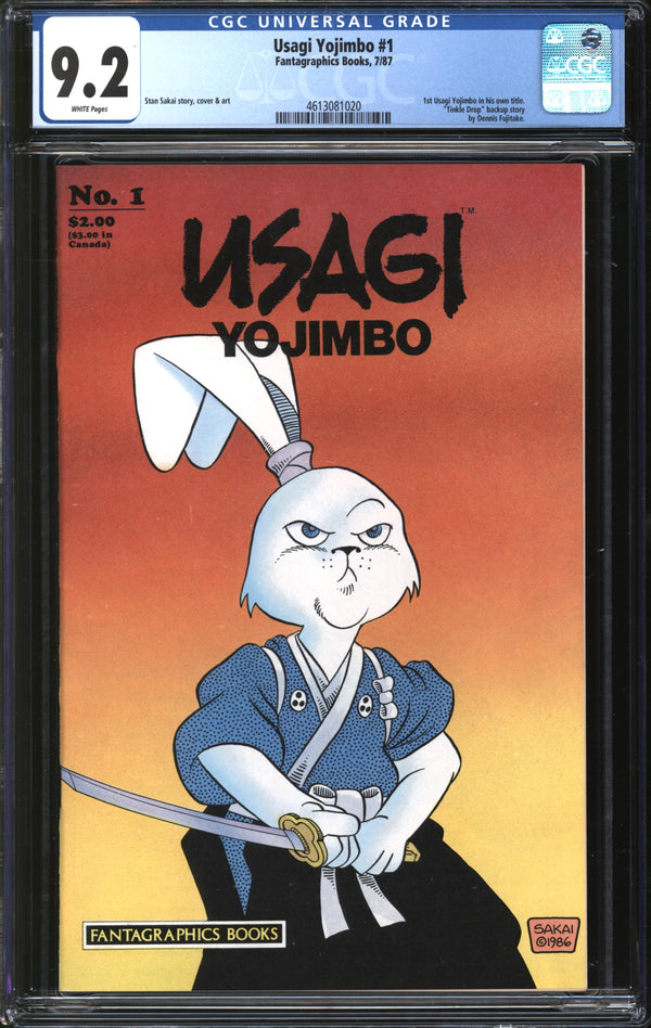 Usagi Yojimbo (1987) # 1 CGC 9.2 NM-