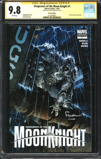 Vengeance Of The Moon Knight (2009) #1 David Finch Variant CGC Signature Series 9.8 NM/MT Signed David Finch